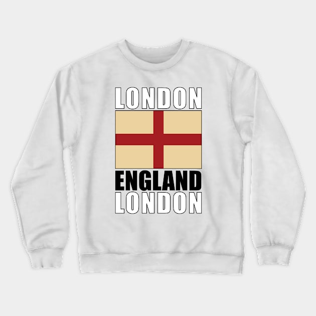 Flag of England Crewneck Sweatshirt by KewaleeTee